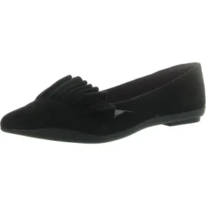 Aerosoles Womens Dillion Suede Slip-On Ballet Flats