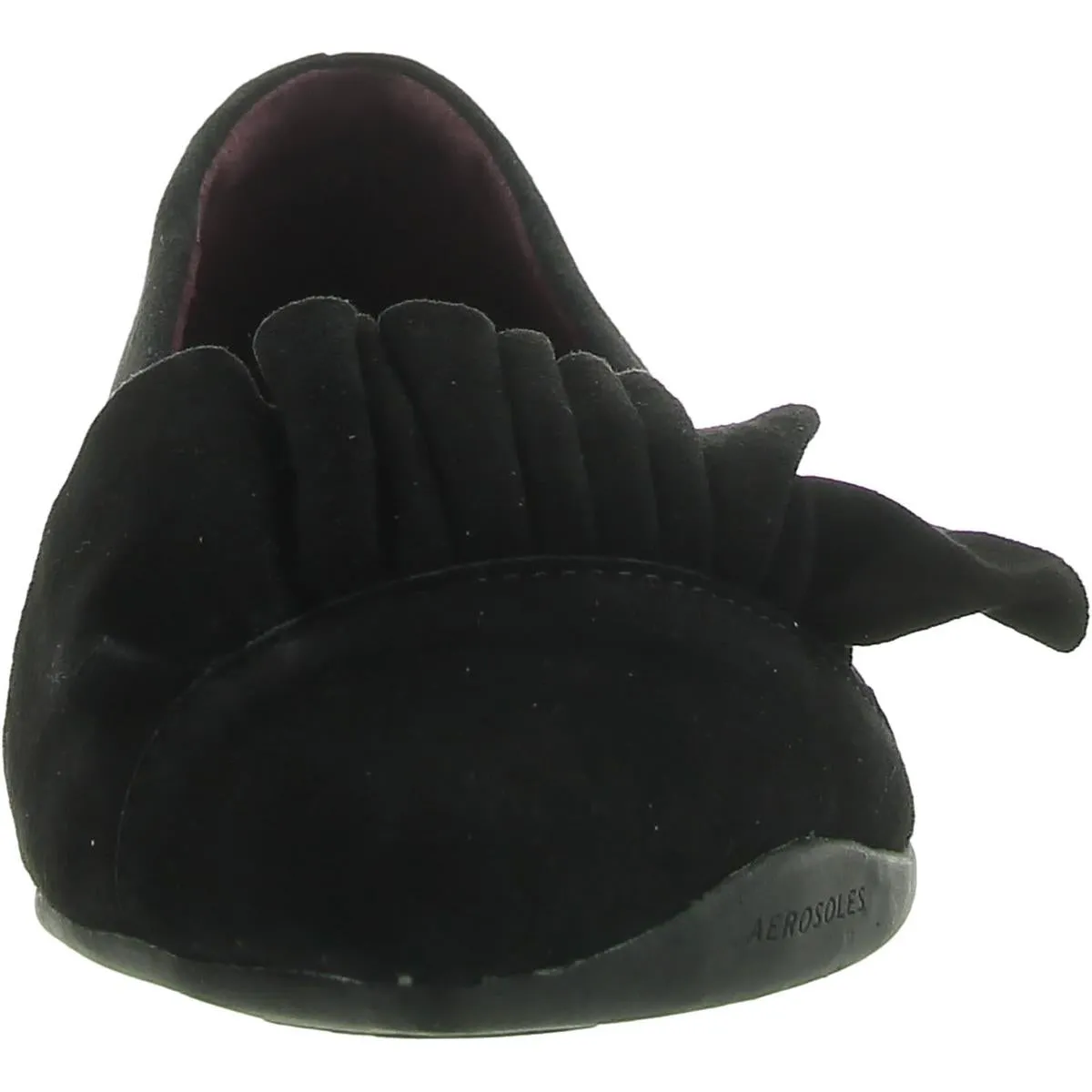 Aerosoles Womens Dillion Suede Slip-On Ballet Flats