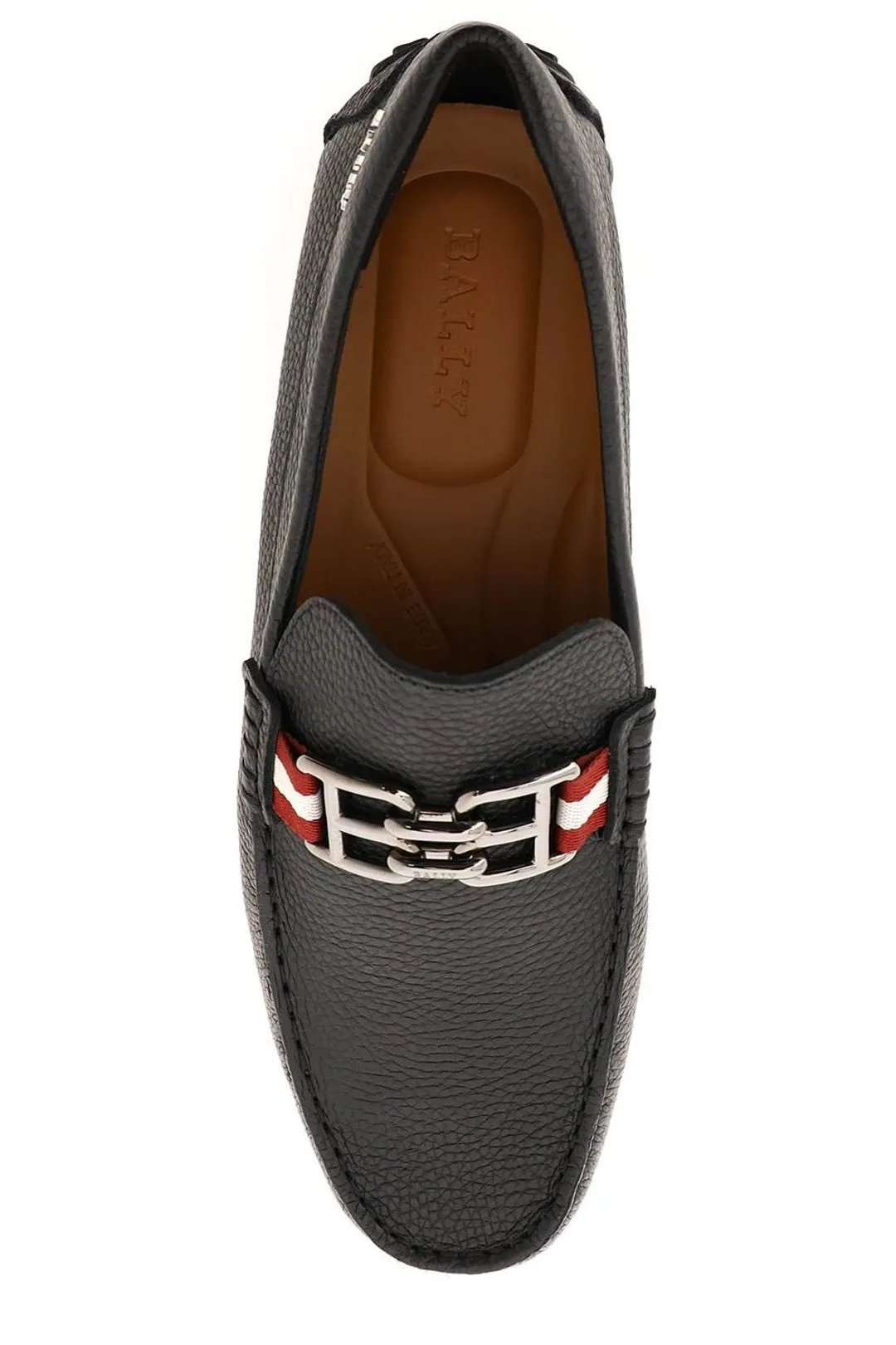 Bally Logo Plaque Slip-On Loafers