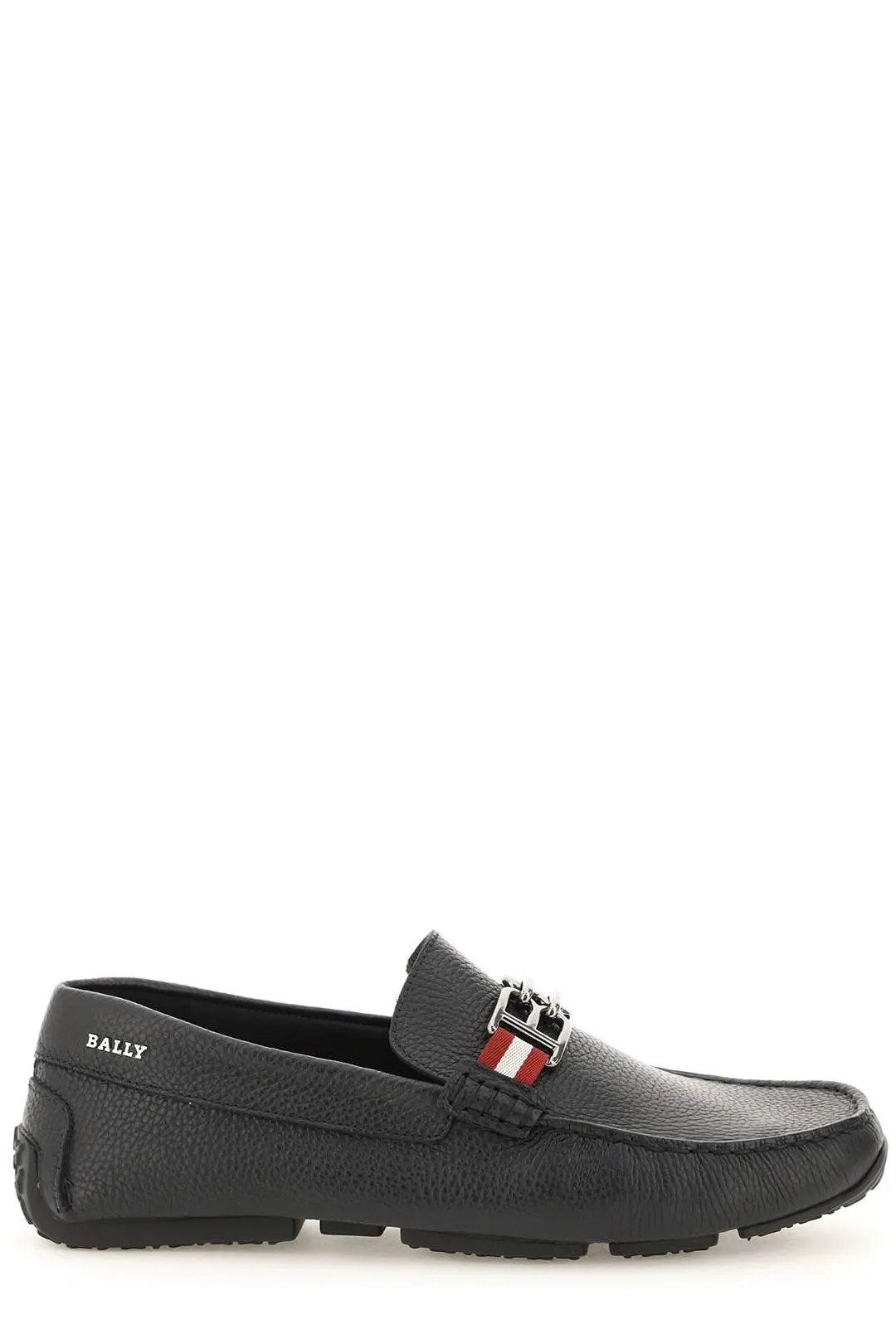 Bally Logo Plaque Slip-On Loafers