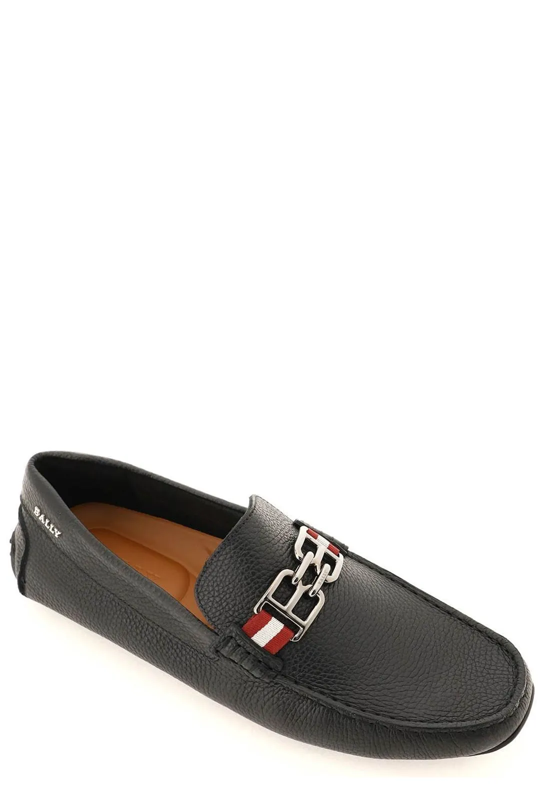 Bally Logo Plaque Slip-On Loafers