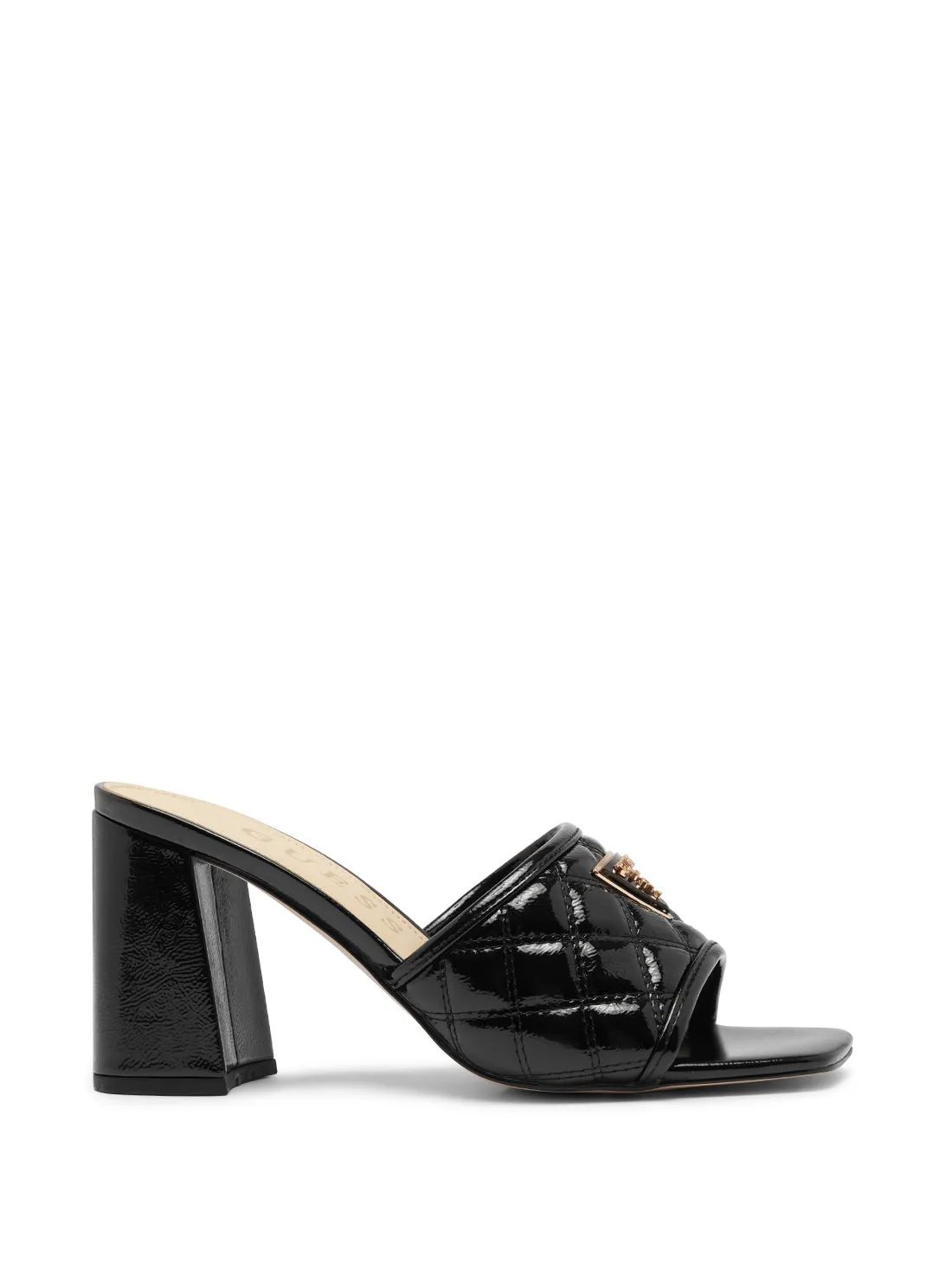 Black Gelina Block Heels