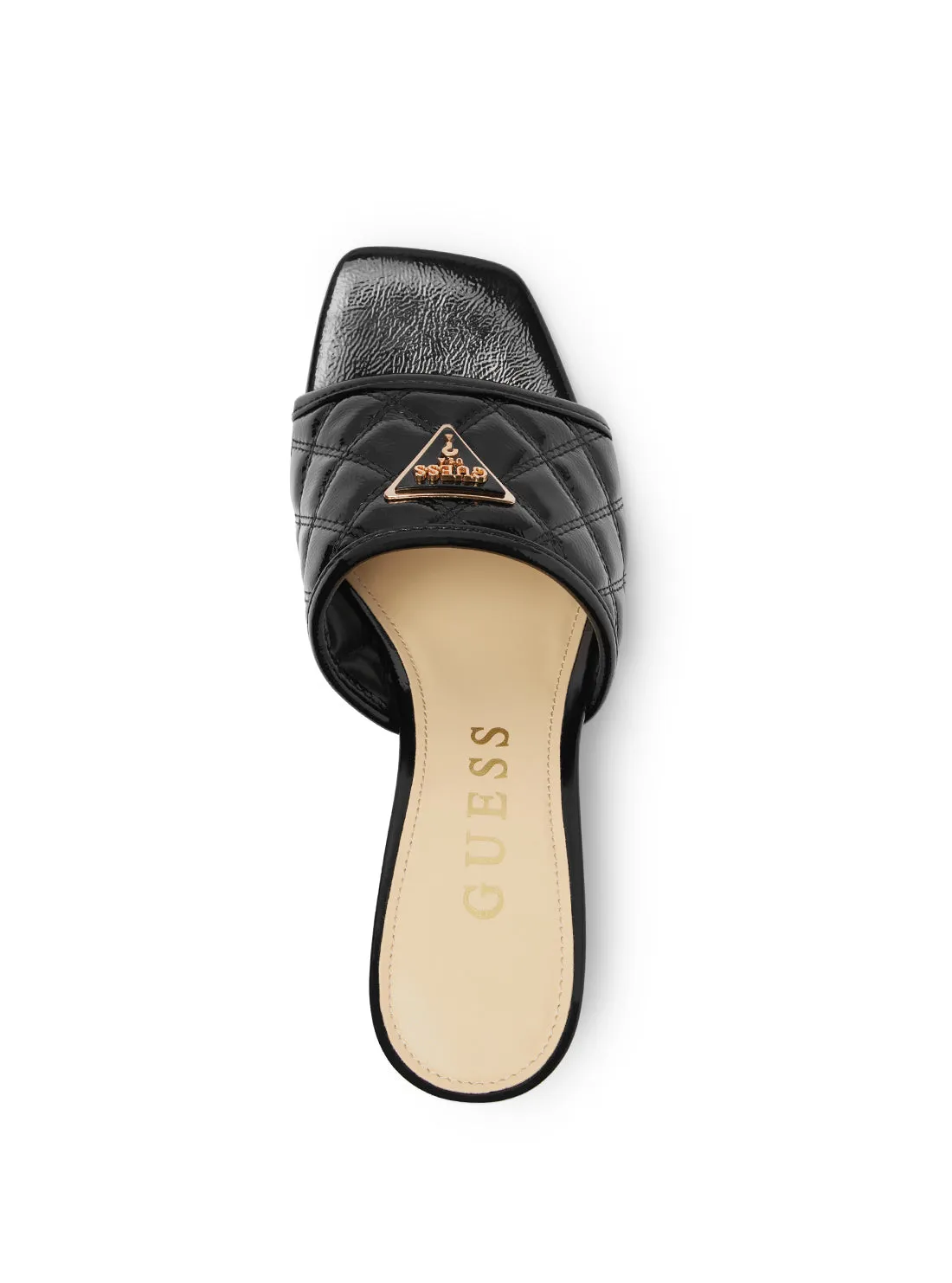 Black Gelina Block Heels