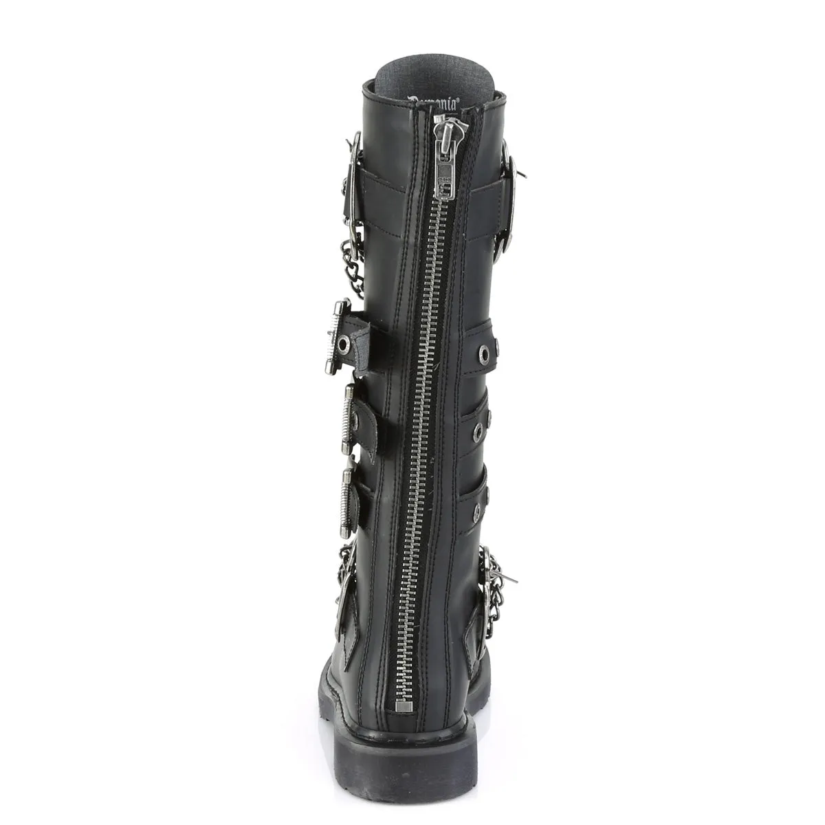 Brass Knuckles Chain Boots (Demonia - Bolt-450) - Unisex