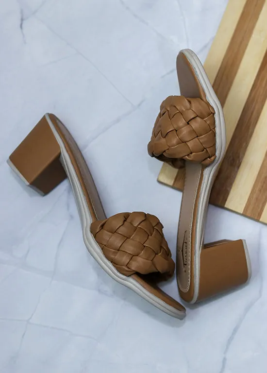 Brauch Women's Tan Braided Heels