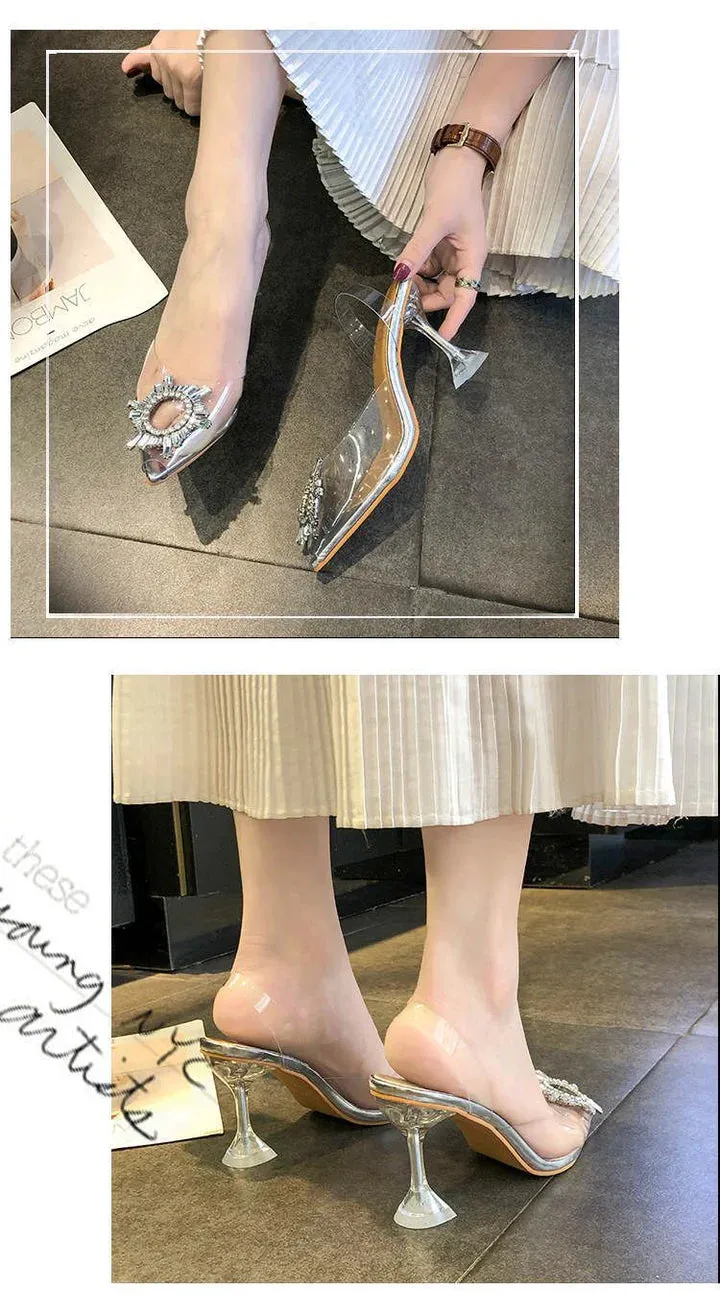 CINDERELLA TRANSPARENT HEELS
