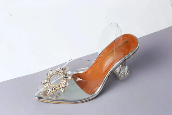 CINDERELLA TRANSPARENT HEELS