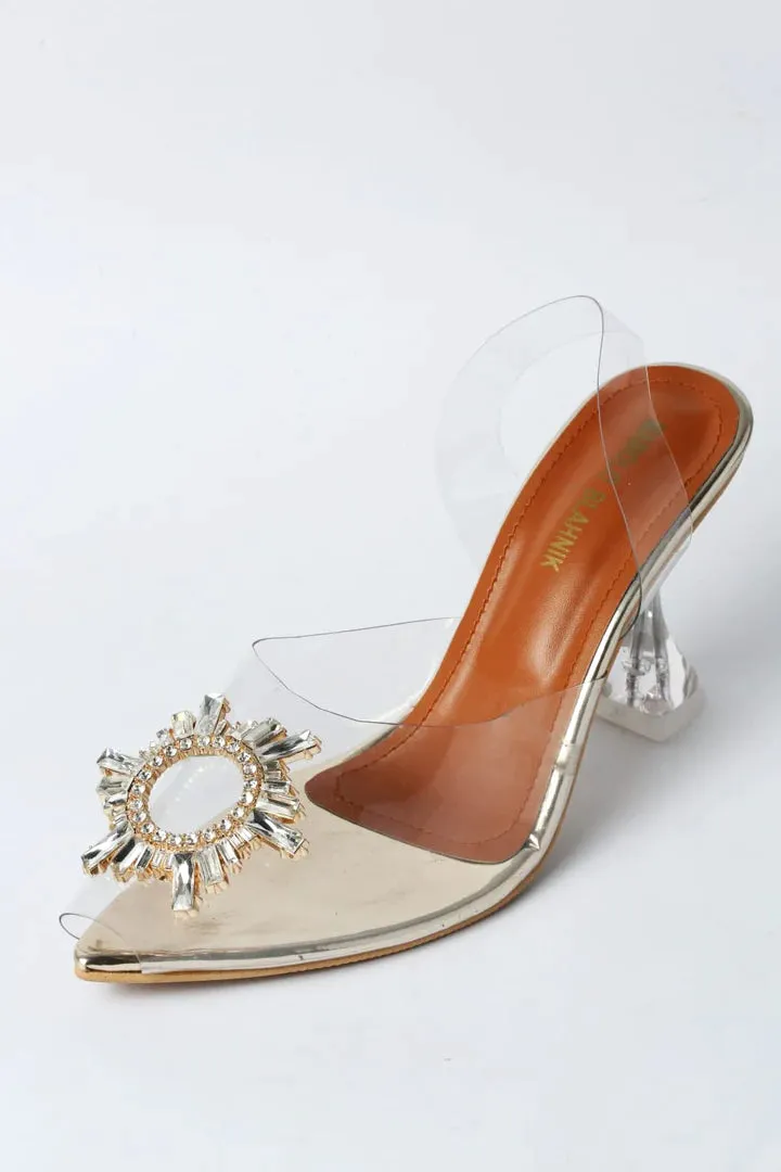 CINDERELLA TRANSPARENT HEELS