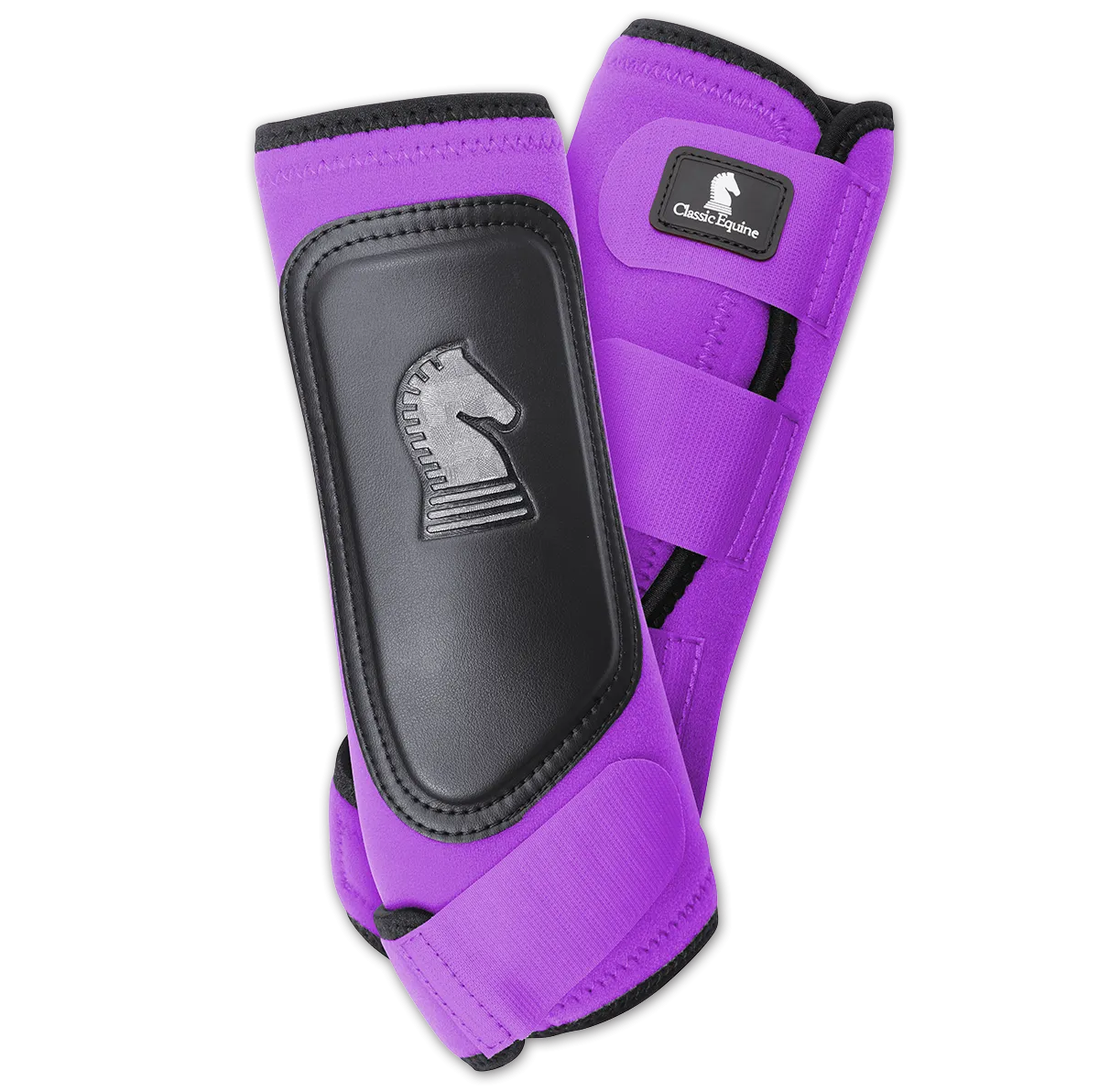 Classic Equine Purple Cross Fit Hind Boots