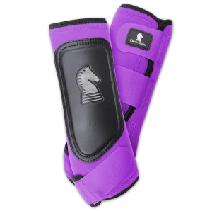 Classic Equine Purple Cross Fit Hind Boots
