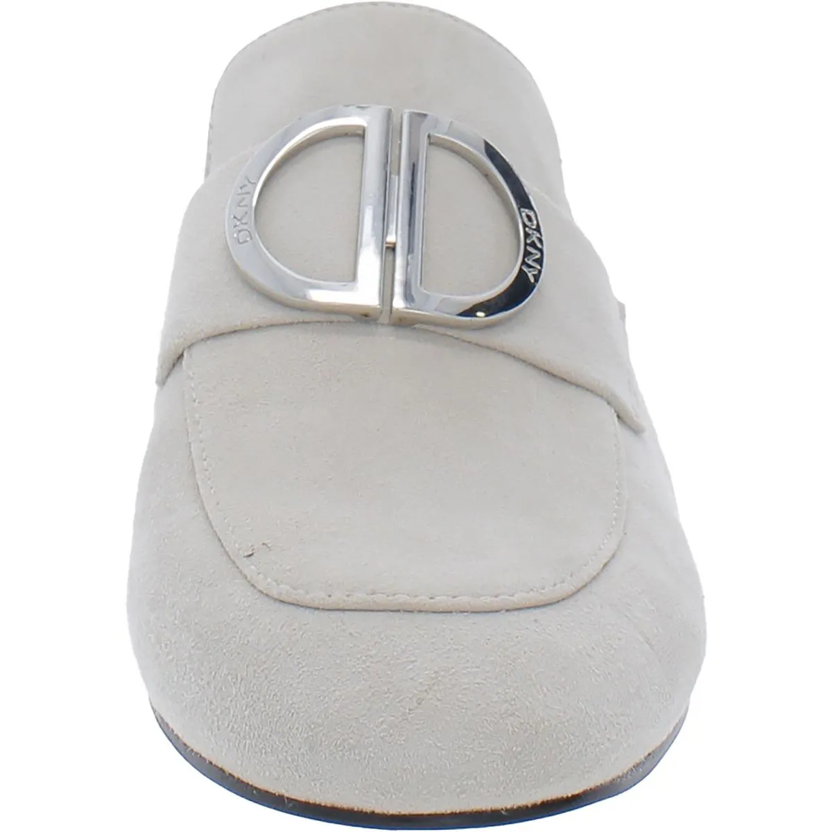 DKNY Womens Suede Embellished Mules