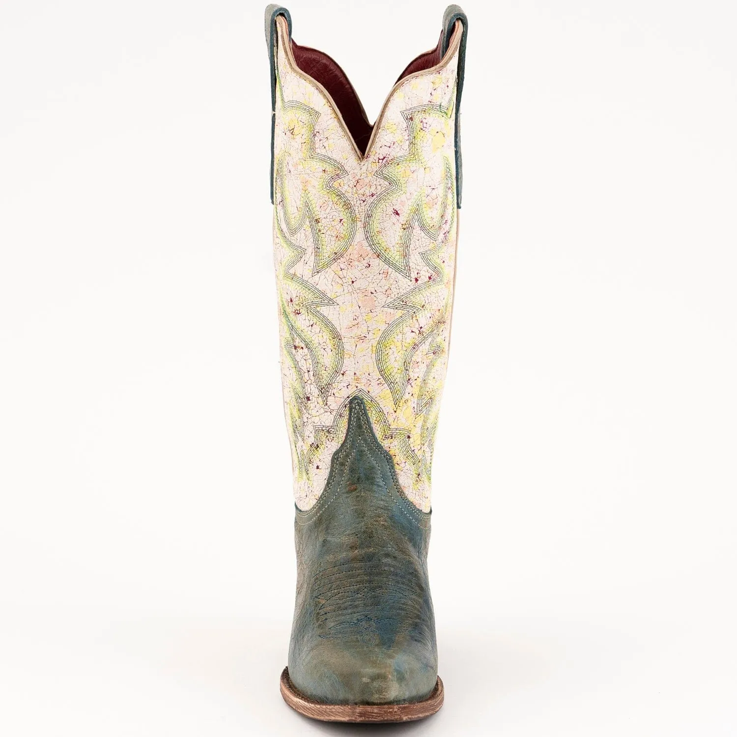 Ferrini Women's Candy Snip Toe Boots Handcrafted - Green 8366143