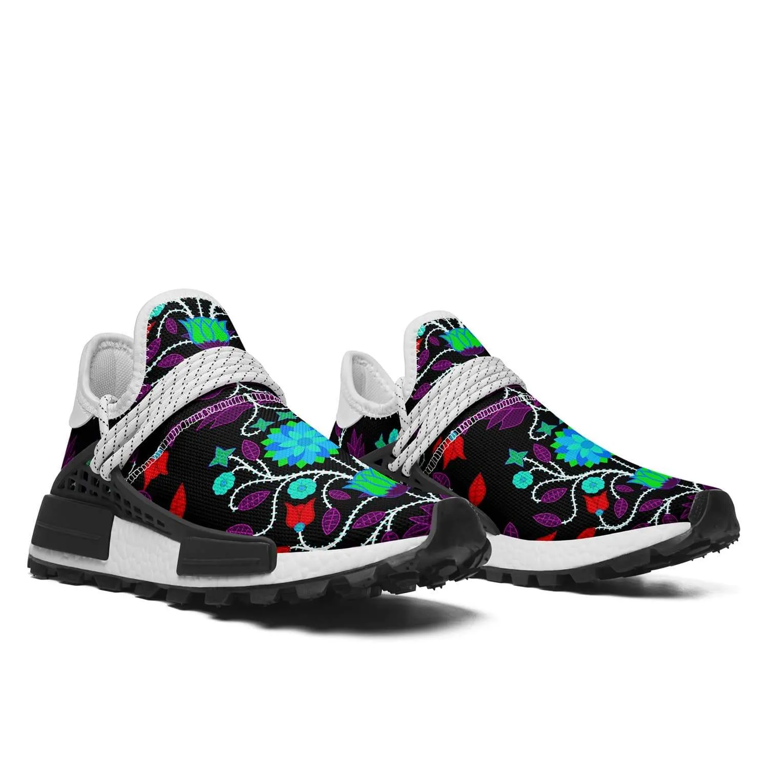 Floral Beadwork Four Clans Winter Okaki Sneakers