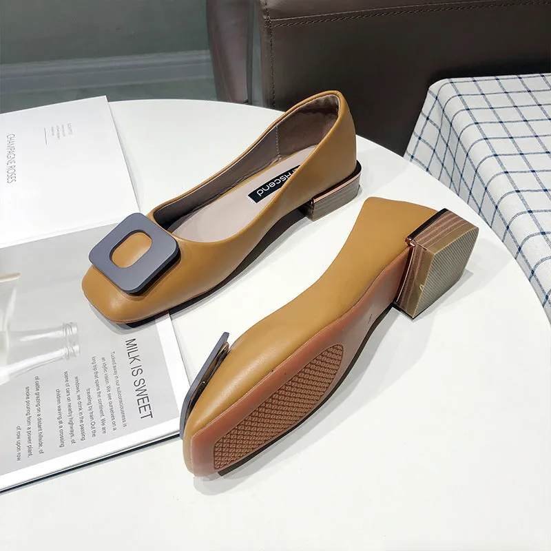 Korean Style Thick Heel Casuals