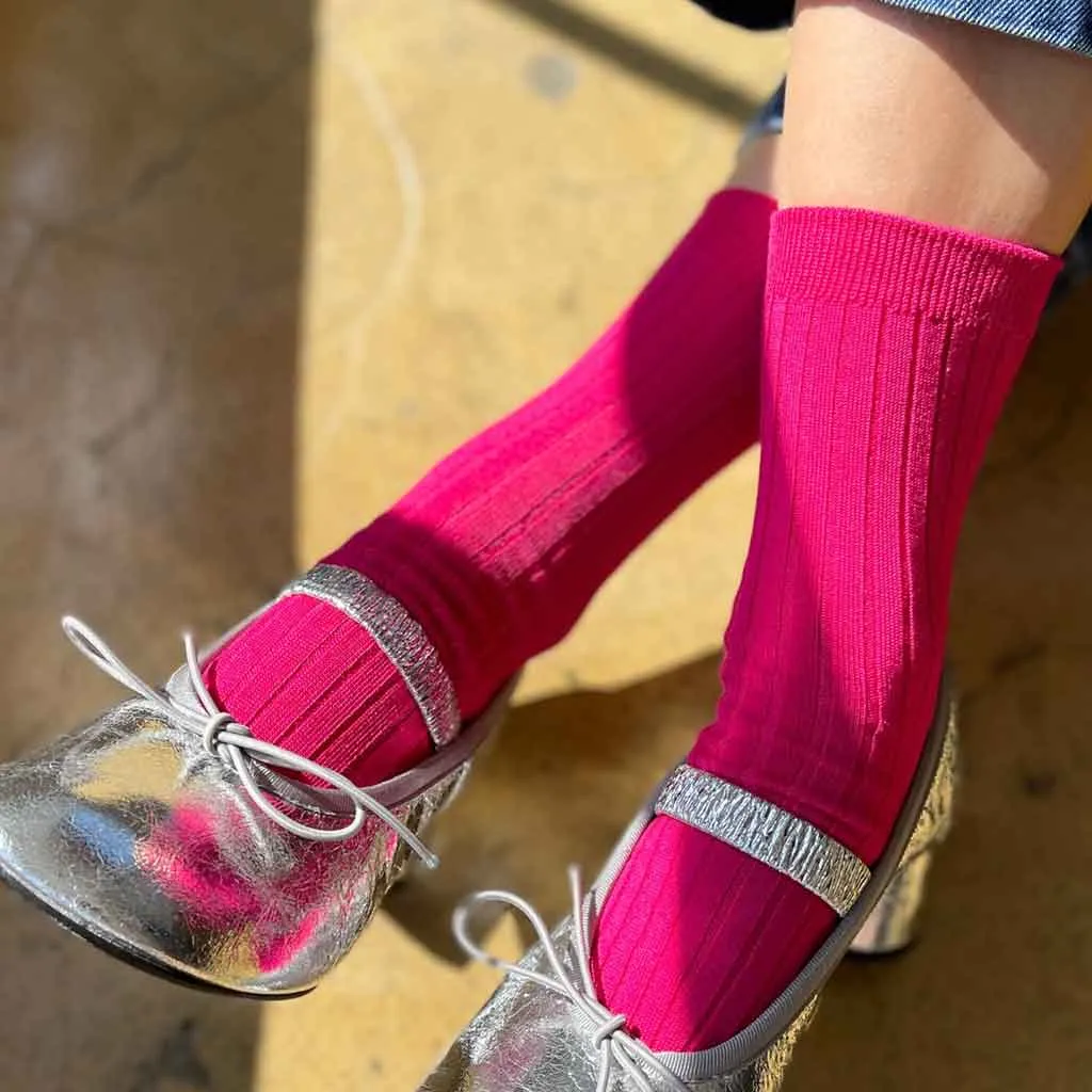 LBS Her Socks - Fuchsia