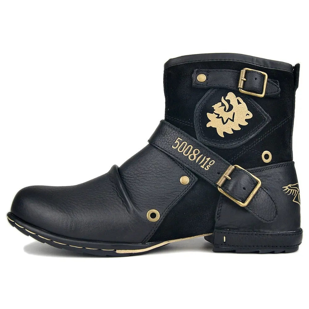 Men's Leather Ankle Boots