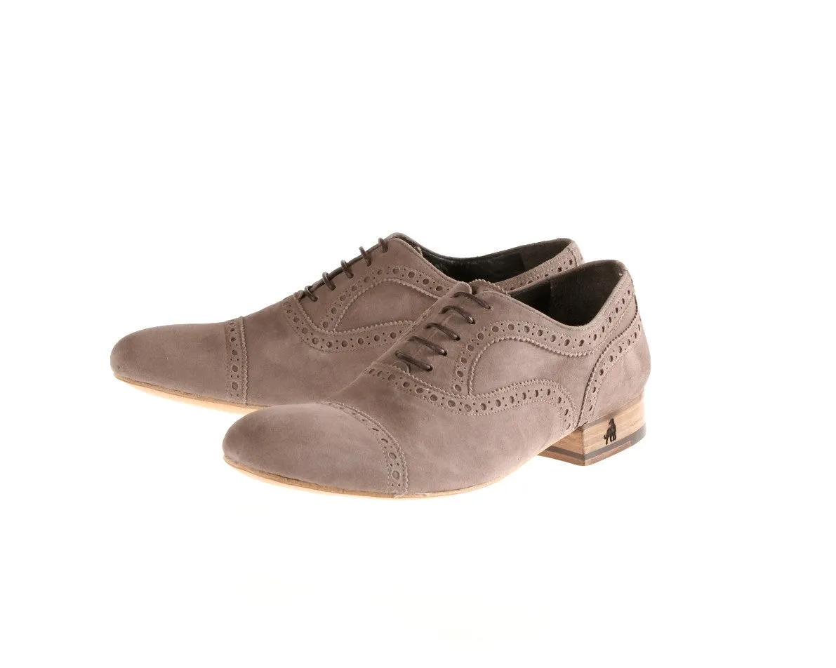 Mimosa Grey Suede Flat