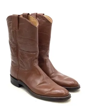 Nocona Boots Men's Roper 181 Brown Cowboy Western Boots - Size 7R