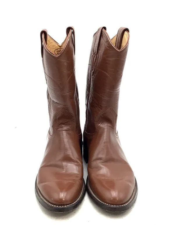 Nocona Boots Men's Roper 181 Brown Cowboy Western Boots - Size 7R