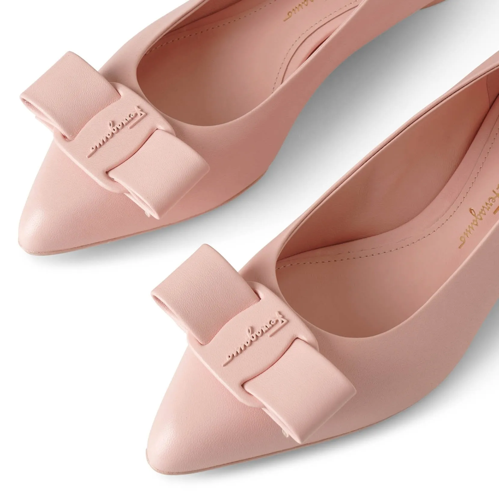 Viva nylund pink leather flats